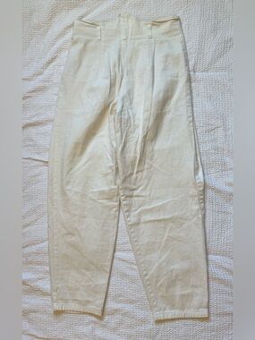 Off-White Extra High Waisted Relaxed Tapered Chinos